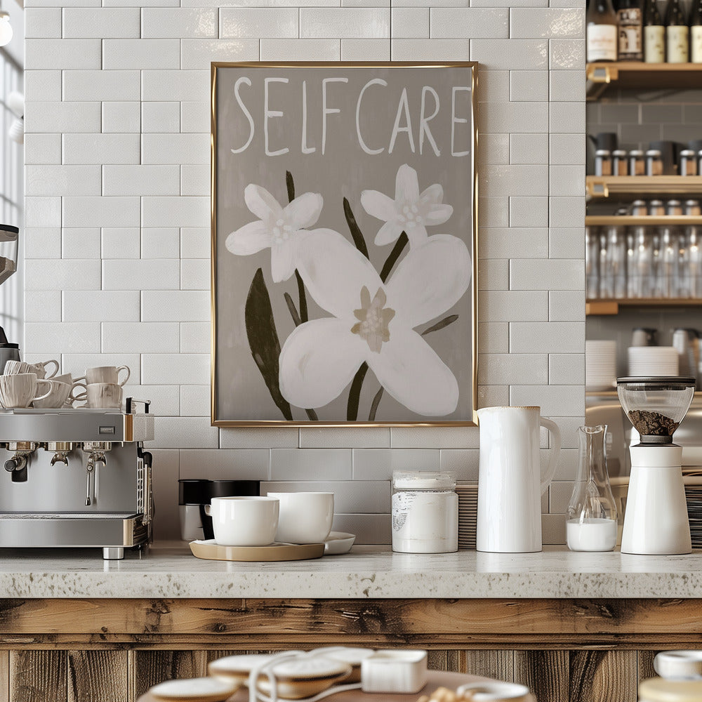 Selfcare - Stretched Canvas, Poster or Fine Art Print I Heart Wall Art