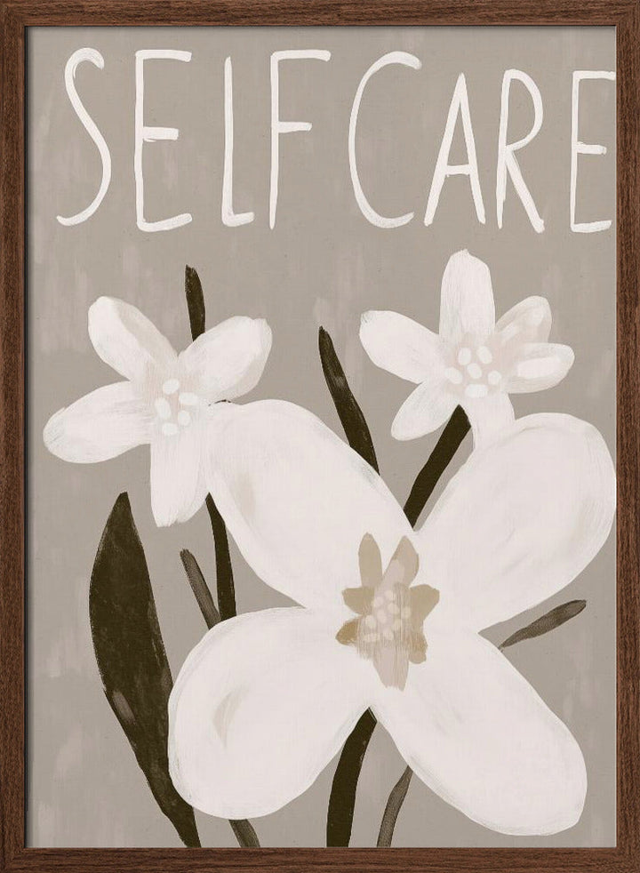 Selfcare - Stretched Canvas, Poster or Fine Art Print I Heart Wall Art