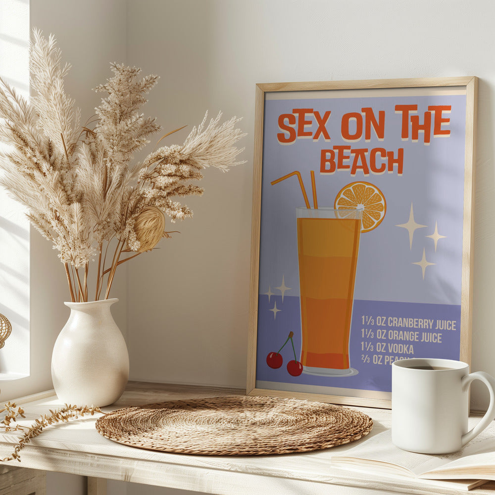 Sex on the Beach - Stretched Canvas, Poster or Fine Art Print I Heart Wall Art