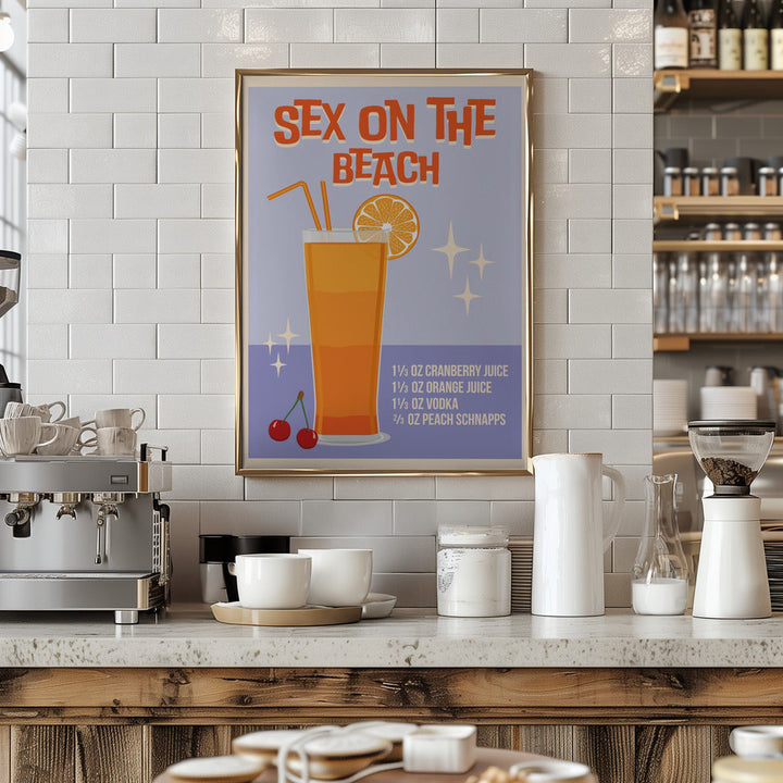 Sex on the Beach - Stretched Canvas, Poster or Fine Art Print I Heart Wall Art