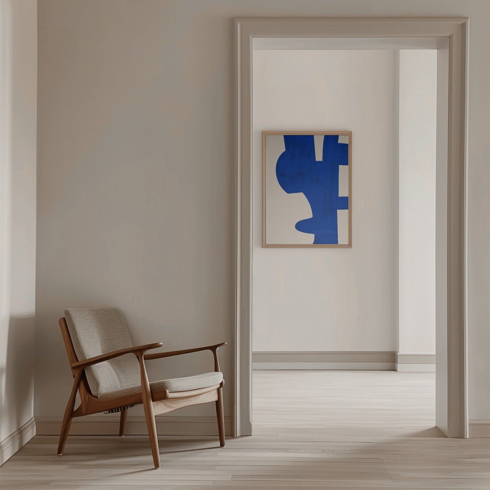 Shadows of Blue - Stretched Canvas, Poster or Fine Art Print - I Heart Wall Art - Poster Print, Canvas Print or Framed Art Print