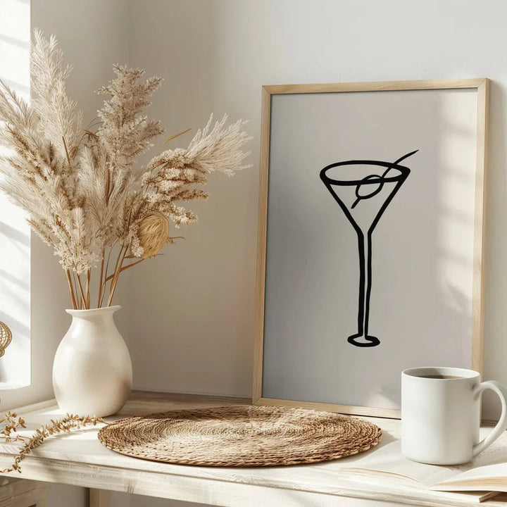 Shaken, Not Stirred - Stretched Canvas, Poster or Fine Art Print I Heart Wall Art