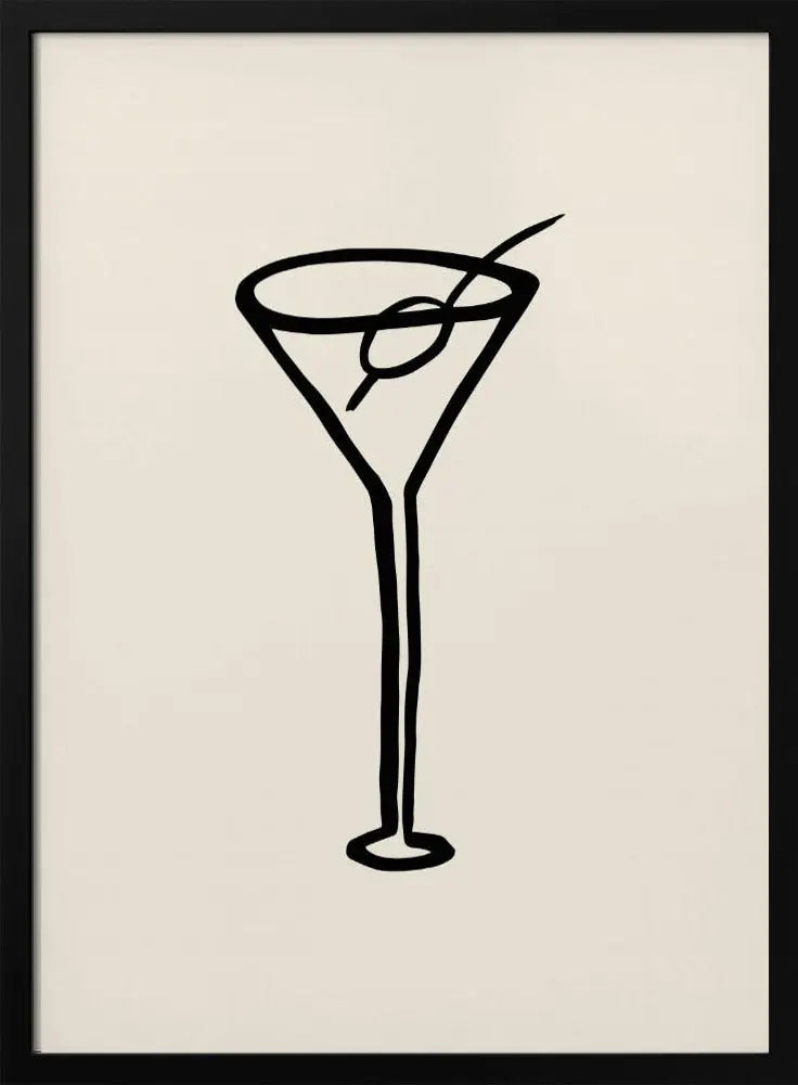 Shaken, Not Stirred - Stretched Canvas, Poster or Fine Art Print I Heart Wall Art