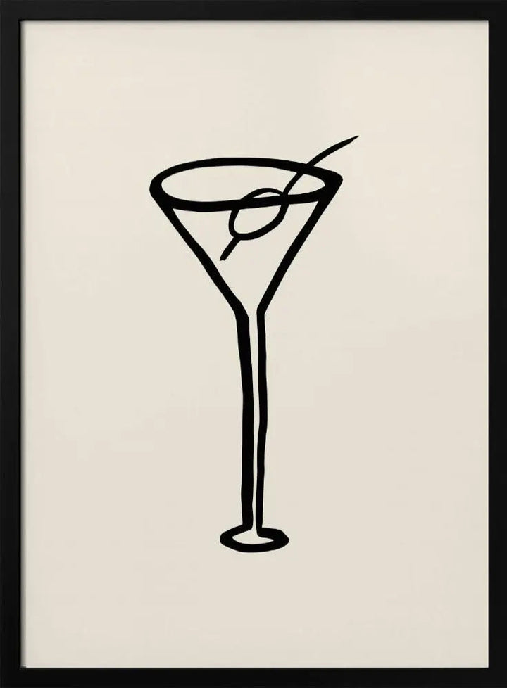 Shaken, Not Stirred - Stretched Canvas, Poster or Fine Art Print I Heart Wall Art