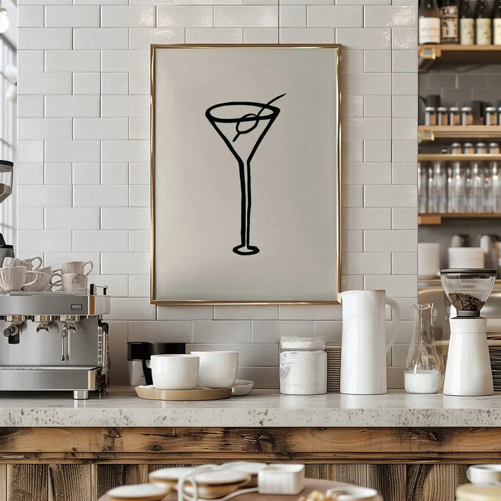 Shaken, Not Stirred - Stretched Canvas, Poster or Fine Art Print I Heart Wall Art