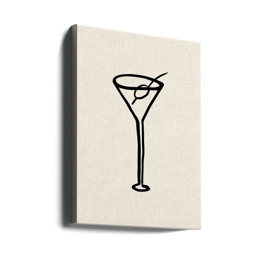 Shaken, Not Stirred - Stretched Canvas, Poster or Fine Art Print I Heart Wall Art