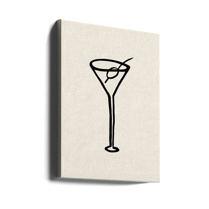 Shaken, Not Stirred - Stretched Canvas, Poster or Fine Art Print I Heart Wall Art
