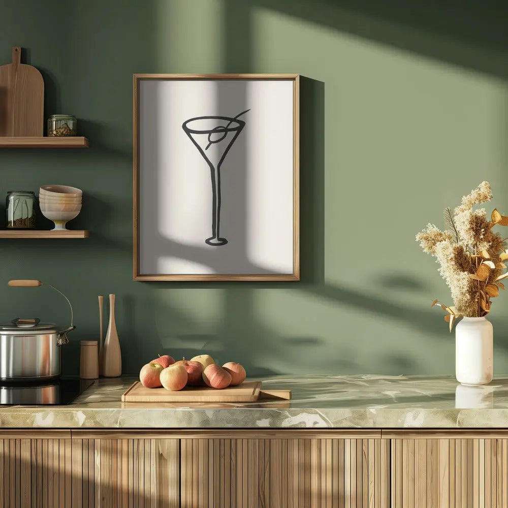 Shaken, Not Stirred - Stretched Canvas, Poster or Fine Art Print I Heart Wall Art