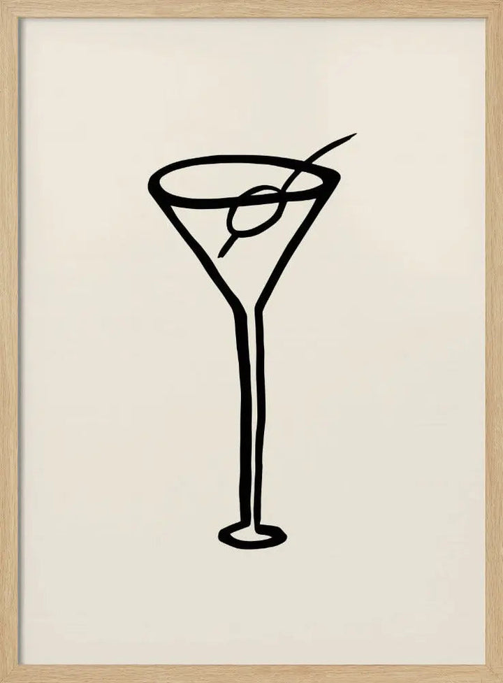 Shaken, Not Stirred - Stretched Canvas, Poster or Fine Art Print I Heart Wall Art