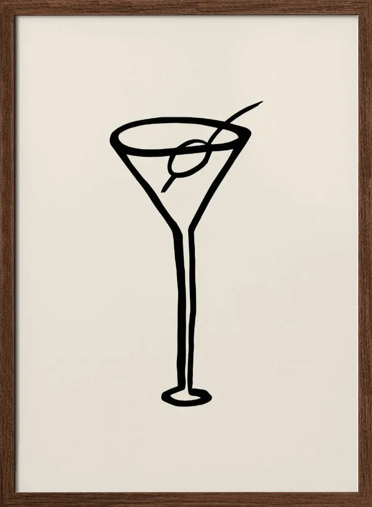 Shaken, Not Stirred - Stretched Canvas, Poster or Fine Art Print I Heart Wall Art