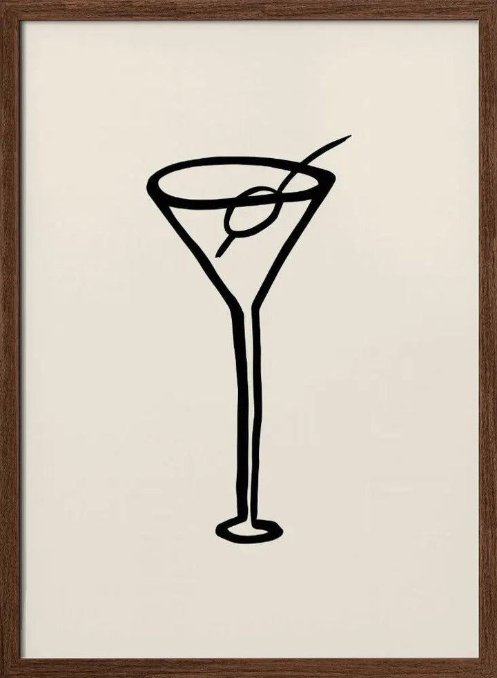 Shaken, Not Stirred - Stretched Canvas, Poster or Fine Art Print I Heart Wall Art