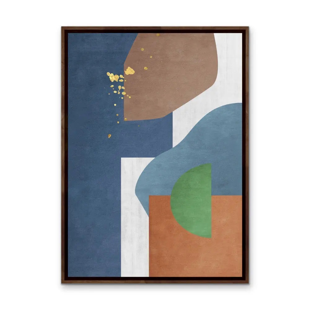 Shape and Texture Series -  Print Eight  - Colourful Abstract Geometric Art and Canvas Print Series I Heart Wall Art Australia 