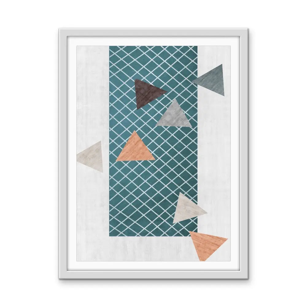 Shape and Texture Series -  Print Five  - Colourful Abstract Geometric Art and Canvas Print Series I Heart Wall Art Australia 