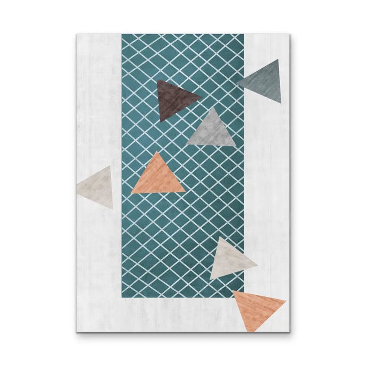 Shape and Texture Series -  Print Five  - Colourful Abstract Geometric Art and Canvas Print Series I Heart Wall Art Australia 