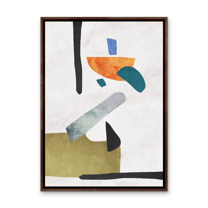 Shape and Texture Series -  Print One  - Colourful Abstract Geometric Art and Canvas Print Series I Heart Wall Art Australia 