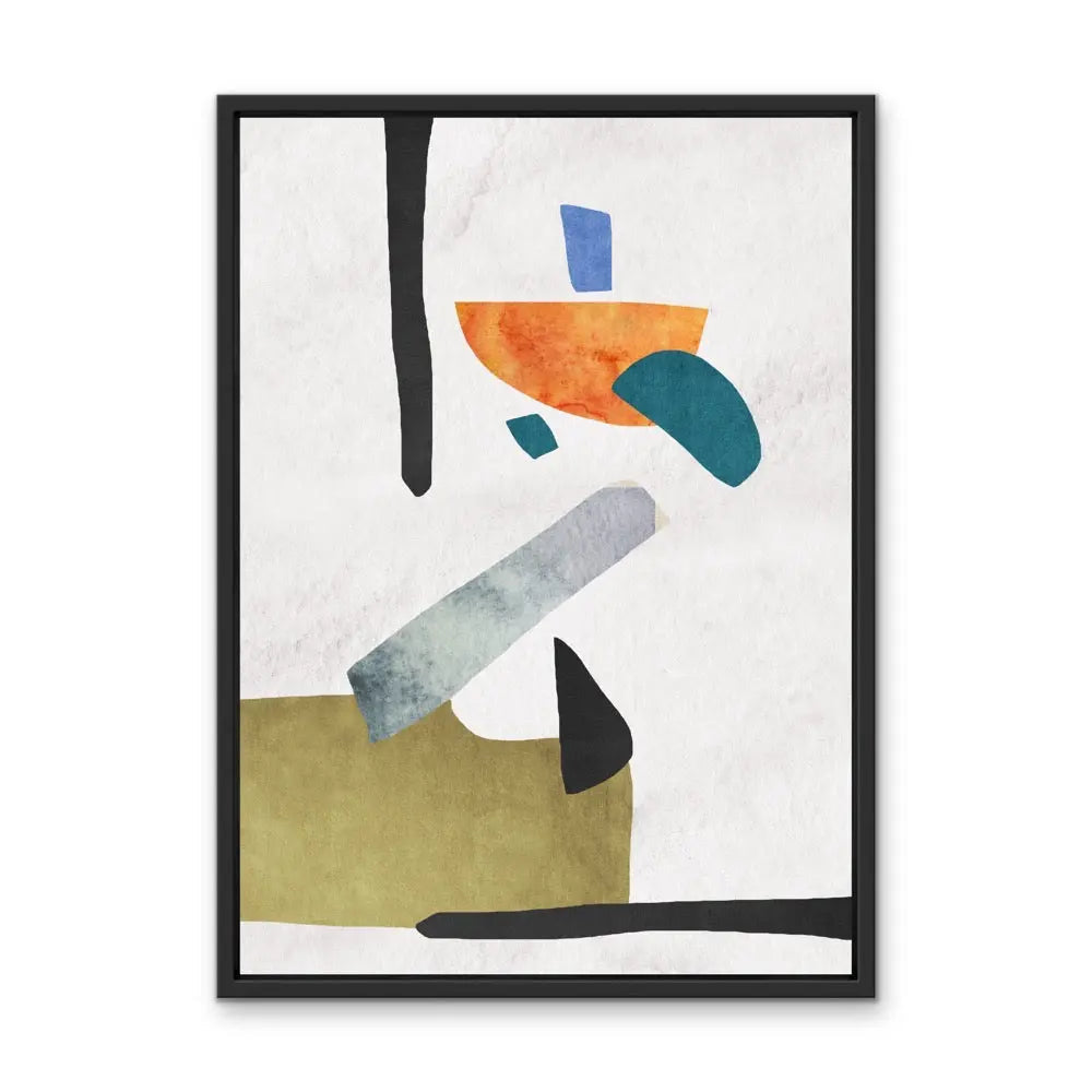Shape and Texture Series -  Print One  - Colourful Abstract Geometric Art and Canvas Print Series I Heart Wall Art Australia 