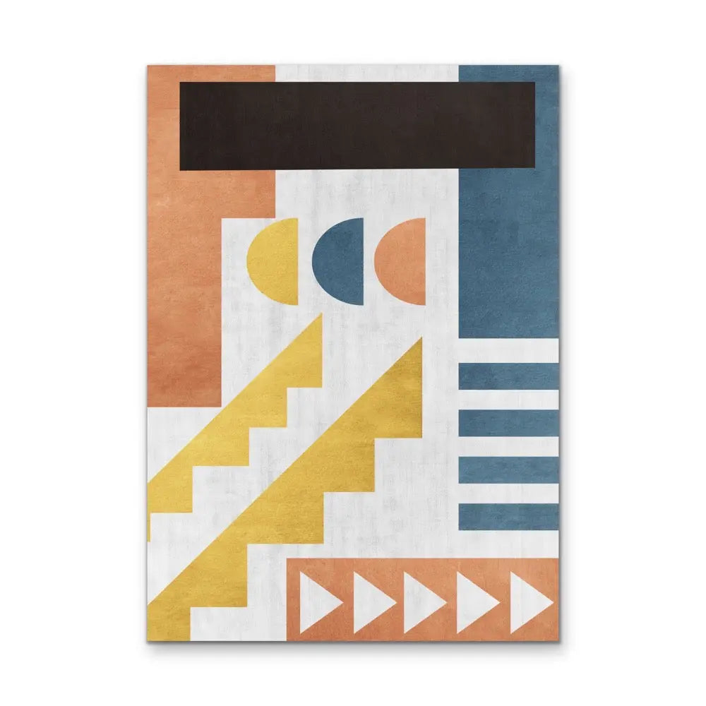 Shape and Texture Series -  Print Six  - Colourful Abstract Geometric Art and Canvas Print Series I Heart Wall Art Australia 