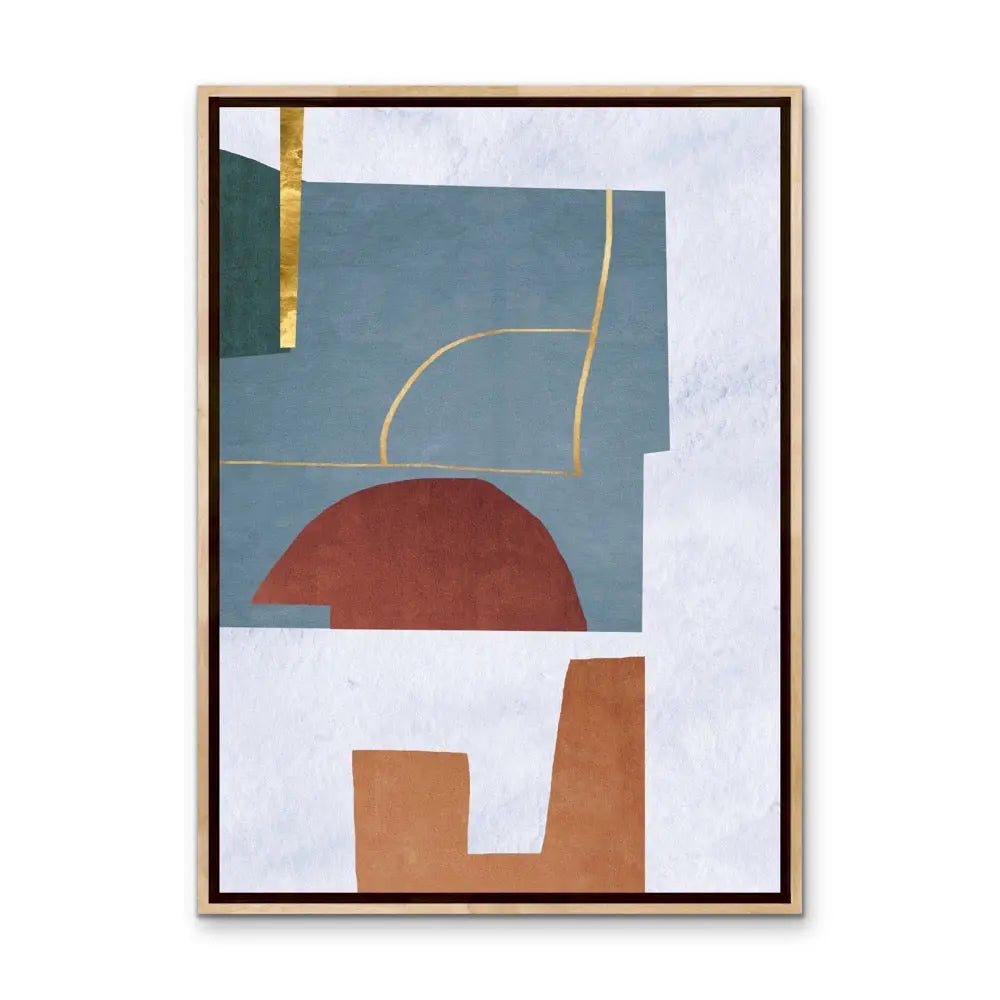 Shape and Texture Series -  Print Three - Colourful Abstract Geometric Art and Canvas Print Series I Heart Wall Art Australia 