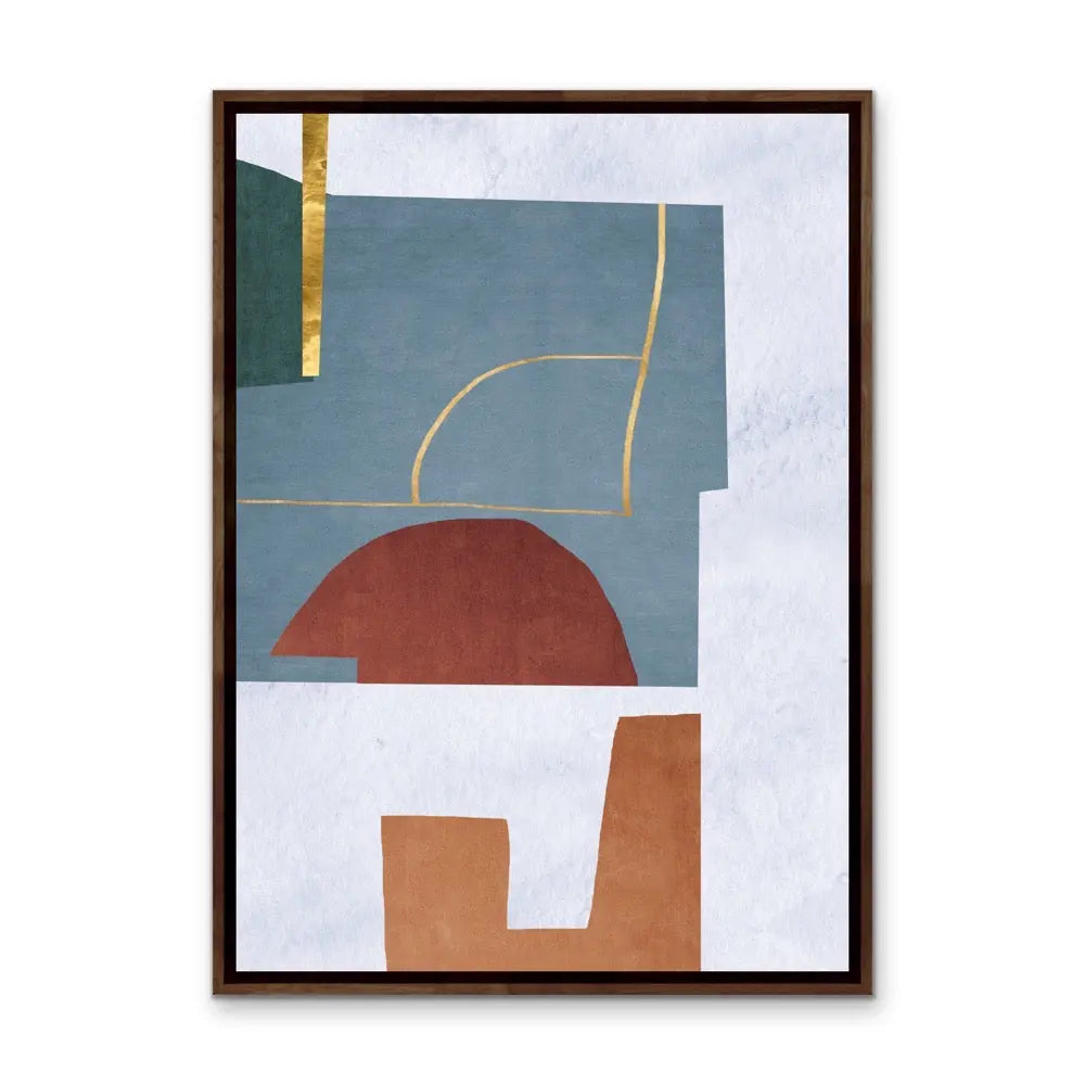 Shape and Texture Series -  Print Three - Colourful Abstract Geometric Art and Canvas Print Series I Heart Wall Art Australia 