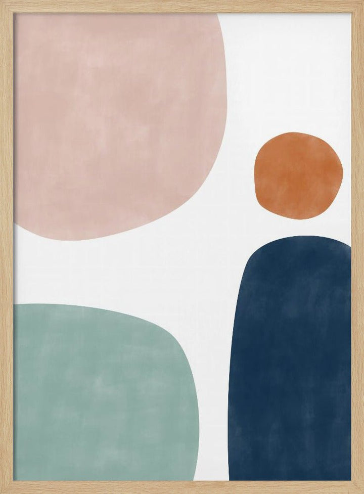 Shapes and Hues - Stretched Canvas, Poster or Fine Art Print - I Heart Wall Art - Poster Print, Canvas Print or Framed Art Print