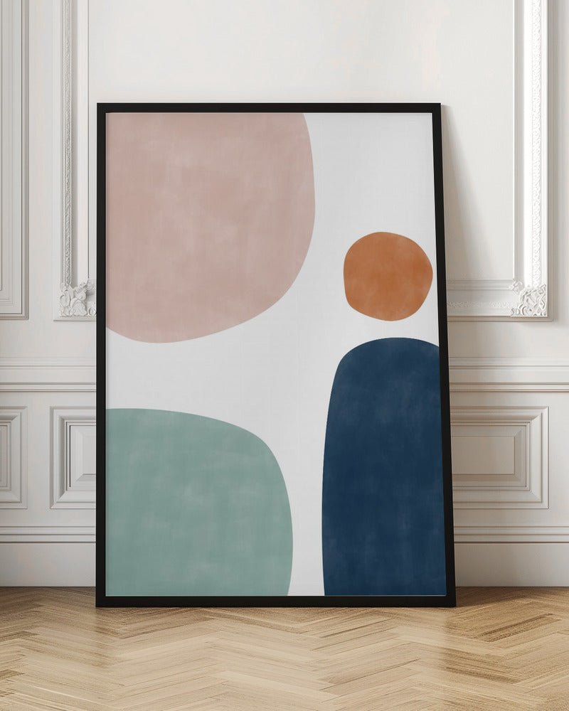 Shapes and Hues - Stretched Canvas, Poster or Fine Art Print - I Heart Wall Art - Poster Print, Canvas Print or Framed Art Print