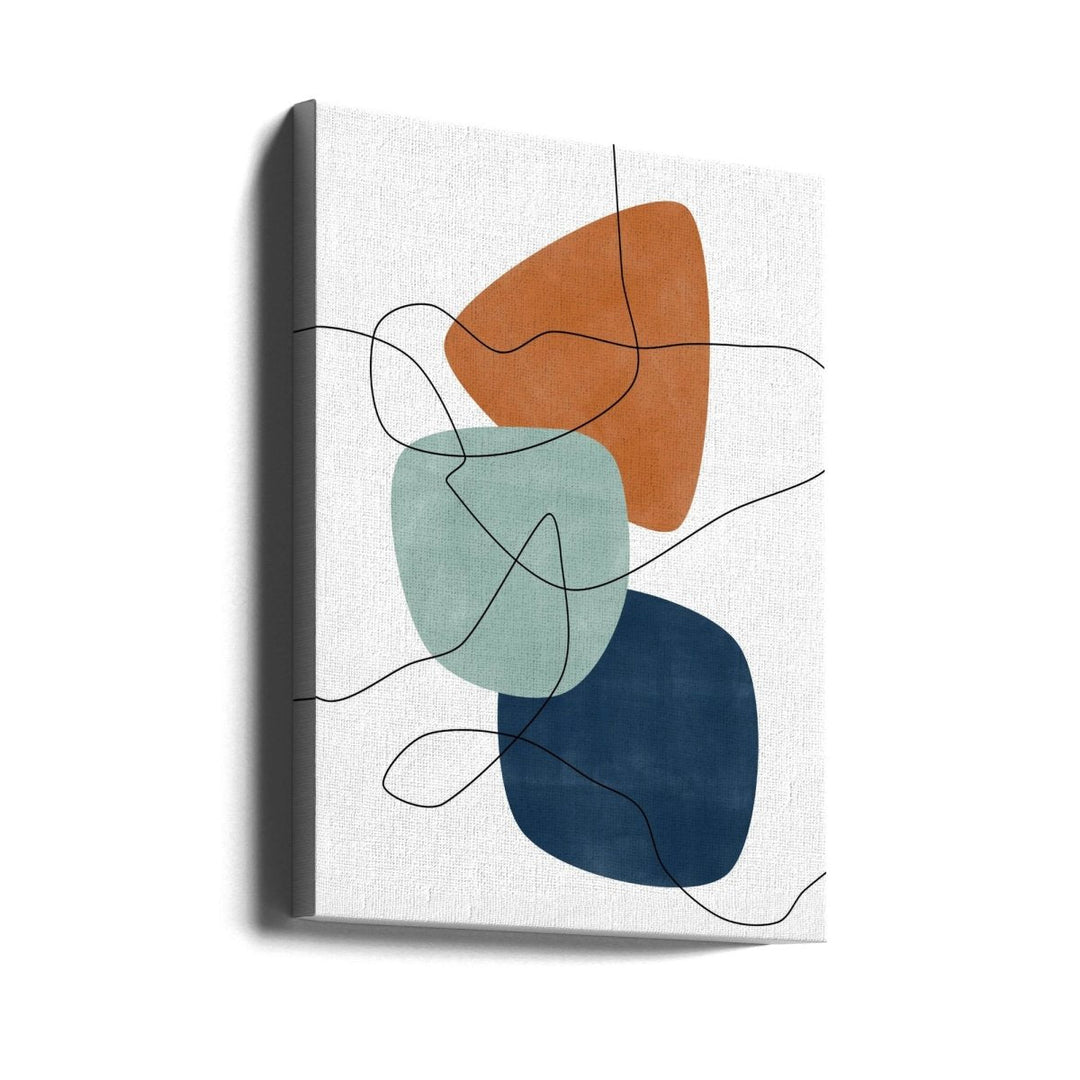 Shapes and Lines - Stretched Canvas, Poster or Fine Art Print - I Heart Wall Art - Poster Print, Canvas Print or Framed Art Print