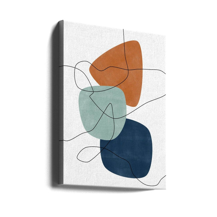 Shapes and Lines - Stretched Canvas, Poster or Fine Art Print - I Heart Wall Art - Poster Print, Canvas Print or Framed Art Print