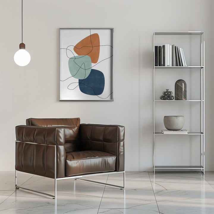 Shapes and Lines - Stretched Canvas, Poster or Fine Art Print - I Heart Wall Art - Poster Print, Canvas Print or Framed Art Print