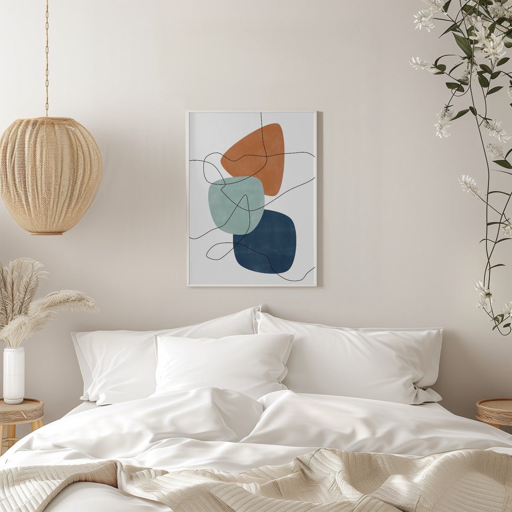 Shapes and Lines - Stretched Canvas, Poster or Fine Art Print - I Heart Wall Art - Poster Print, Canvas Print or Framed Art Print