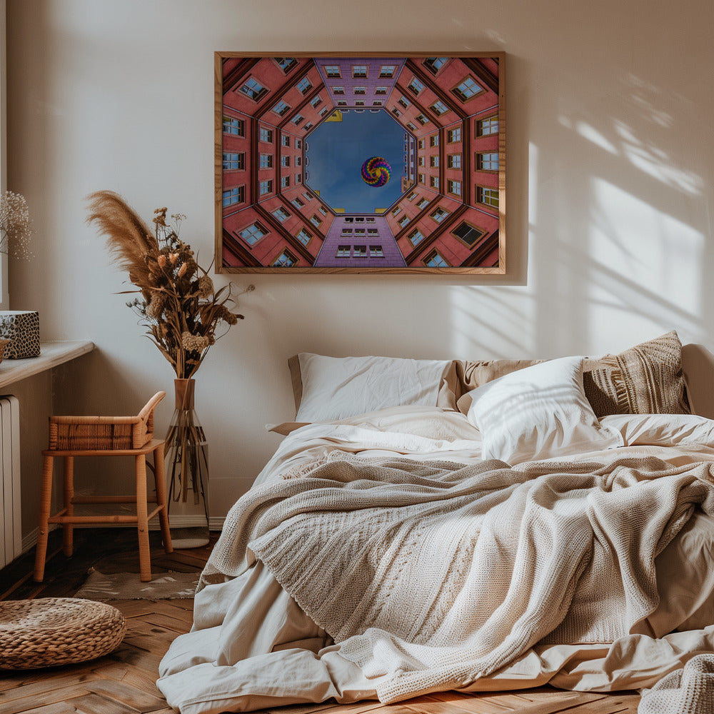 Shapes and Swirls - Stretched Canvas, Poster or Fine Art Print I Heart Wall Art