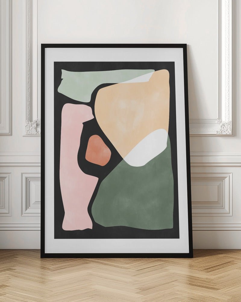 Shapes Harmony - Stretched Canvas, Poster or Fine Art Print - I Heart Wall Art - Poster Print, Canvas Print or Framed Art Print