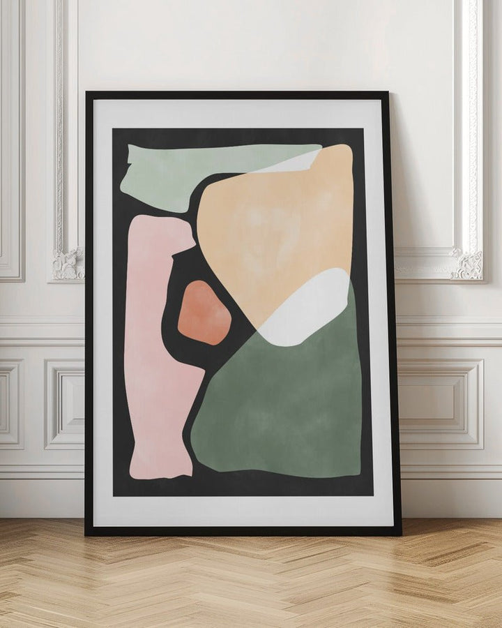 Shapes Harmony - Stretched Canvas, Poster or Fine Art Print - I Heart Wall Art - Poster Print, Canvas Print or Framed Art Print