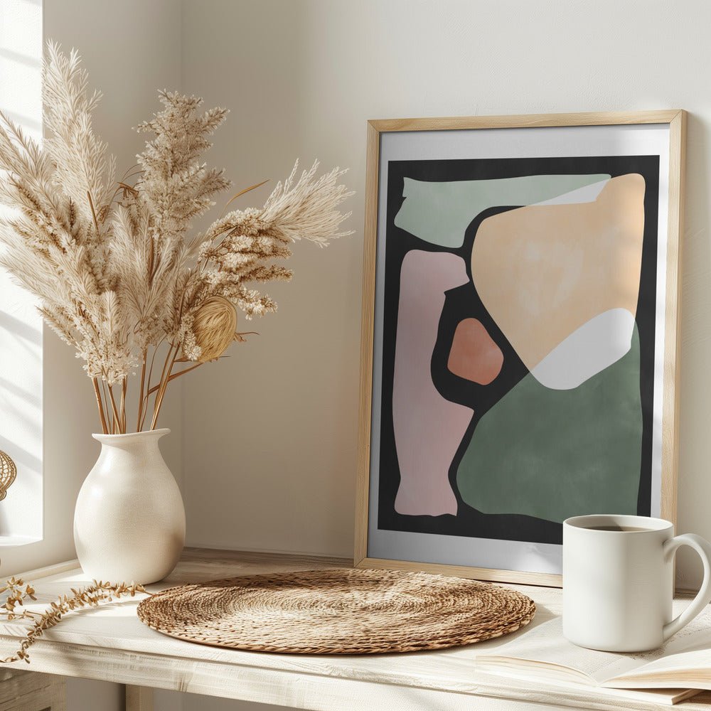 Shapes Harmony - Stretched Canvas, Poster or Fine Art Print - I Heart Wall Art - Poster Print, Canvas Print or Framed Art Print