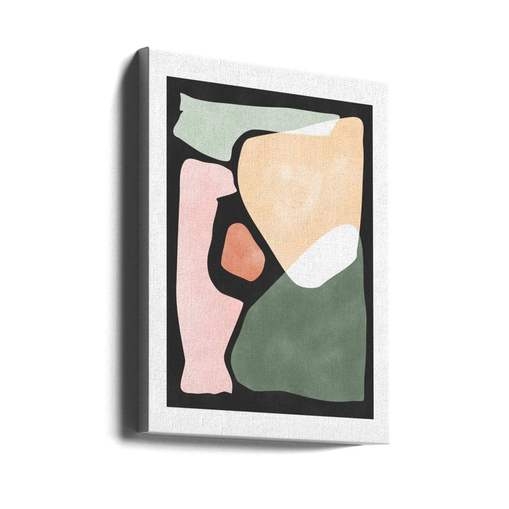 Shapes Harmony - Stretched Canvas, Poster or Fine Art Print - I Heart Wall Art - Poster Print, Canvas Print or Framed Art Print