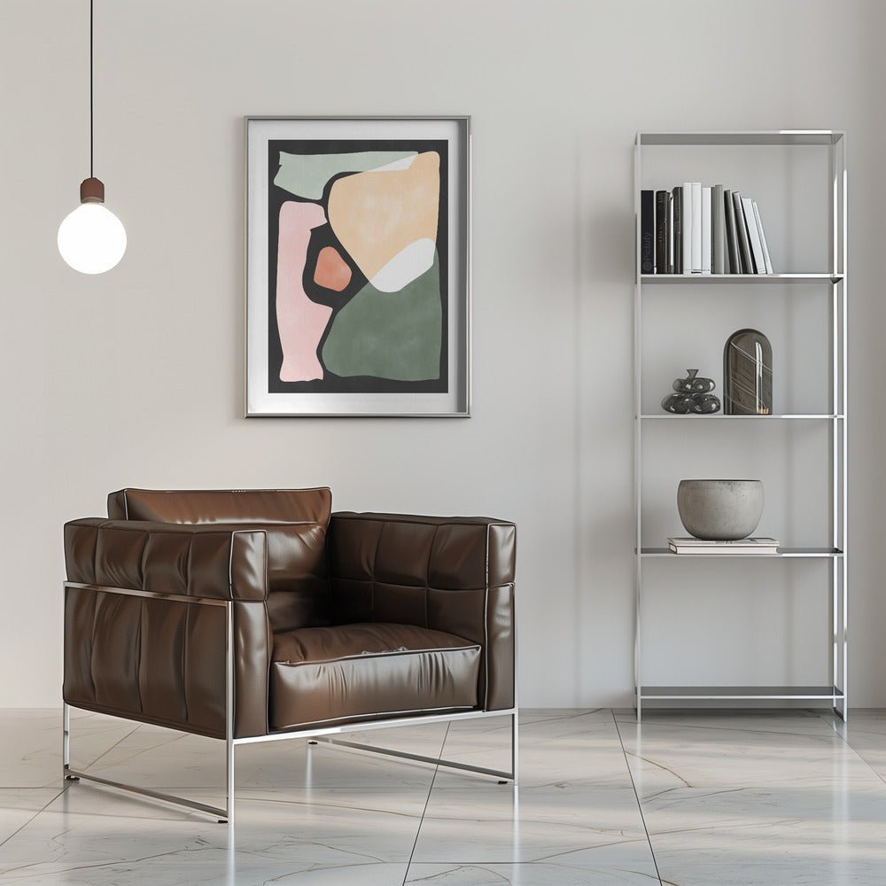 Shapes Harmony - Stretched Canvas, Poster or Fine Art Print - I Heart Wall Art - Poster Print, Canvas Print or Framed Art Print