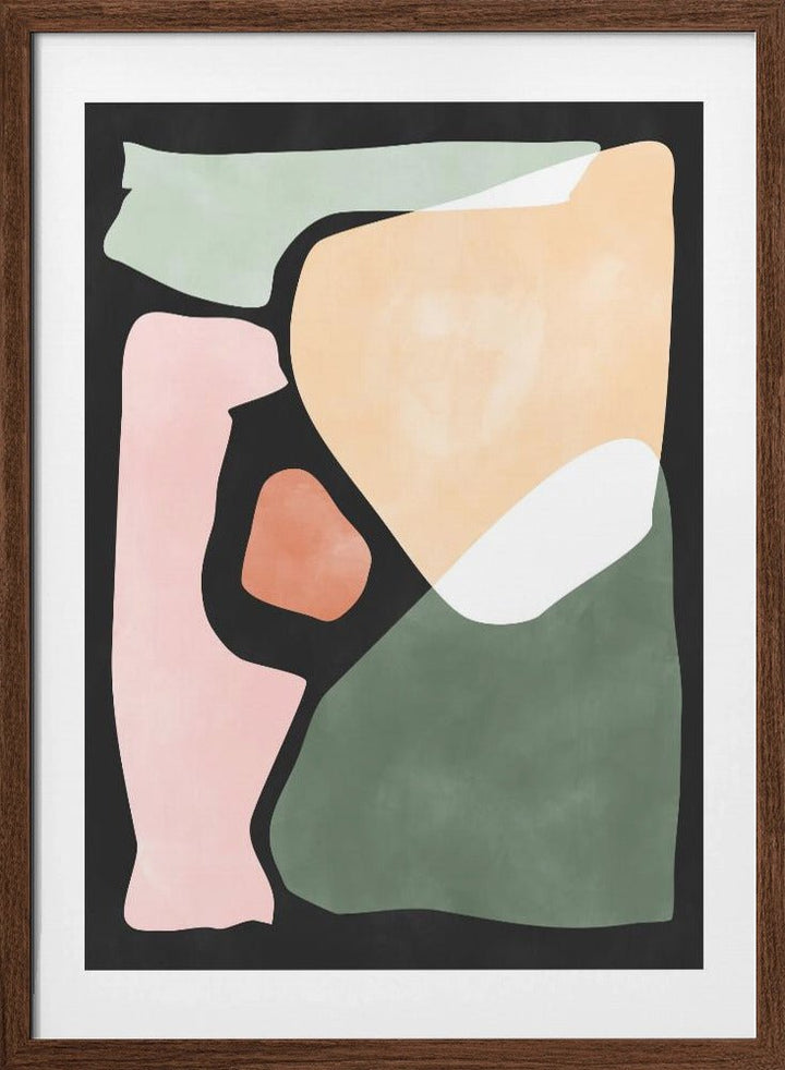 Shapes Harmony - Stretched Canvas, Poster or Fine Art Print - I Heart Wall Art - Poster Print, Canvas Print or Framed Art Print