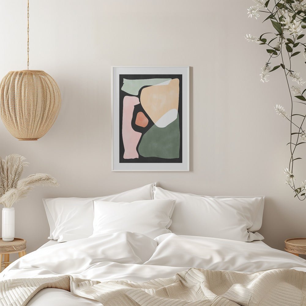 Shapes Harmony - Stretched Canvas, Poster or Fine Art Print - I Heart Wall Art - Poster Print, Canvas Print or Framed Art Print