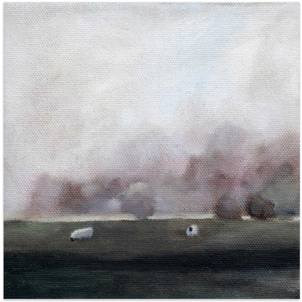 Sheep 15 - Square Stretched Canvas, Poster or Fine Art Print - I Heart Wall Art - Poster Print, Canvas Print or Framed Art Print