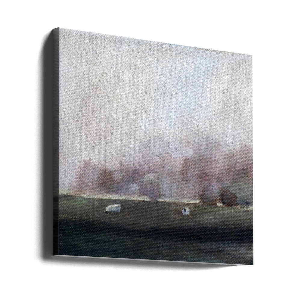 Sheep 15 - Square Stretched Canvas, Poster or Fine Art Print - I Heart Wall Art - Poster Print, Canvas Print or Framed Art Print