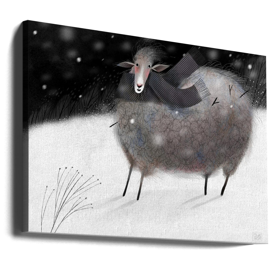 Sheep - Stretched Canvas, Poster or Fine Art Print I Heart Wall Art