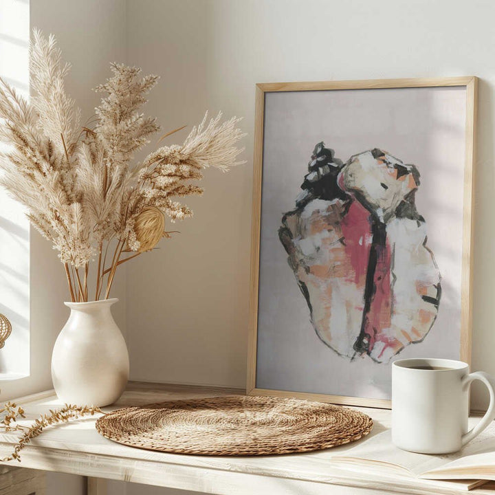 Shell Collector Art Print No 1 - Stretched Canvas, Poster or Fine Art Print - I Heart Wall Art - Poster Print, Canvas Print or Framed Art Print