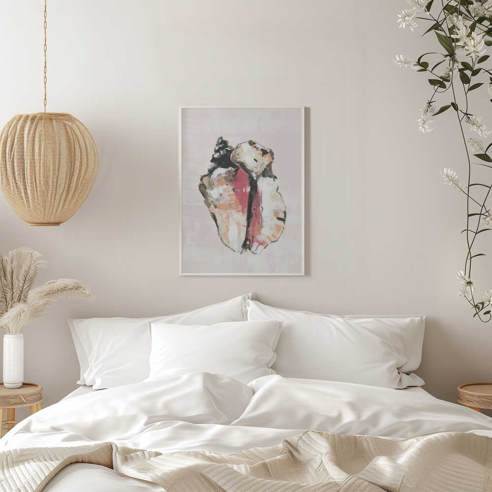 Shell Collector Art Print No 1 - Stretched Canvas, Poster or Fine Art Print - I Heart Wall Art - Poster Print, Canvas Print or Framed Art Print