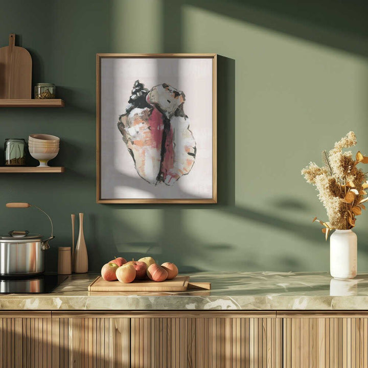 Shell Collector Art Print No 1 - Stretched Canvas, Poster or Fine Art Print - I Heart Wall Art - Poster Print, Canvas Print or Framed Art Print