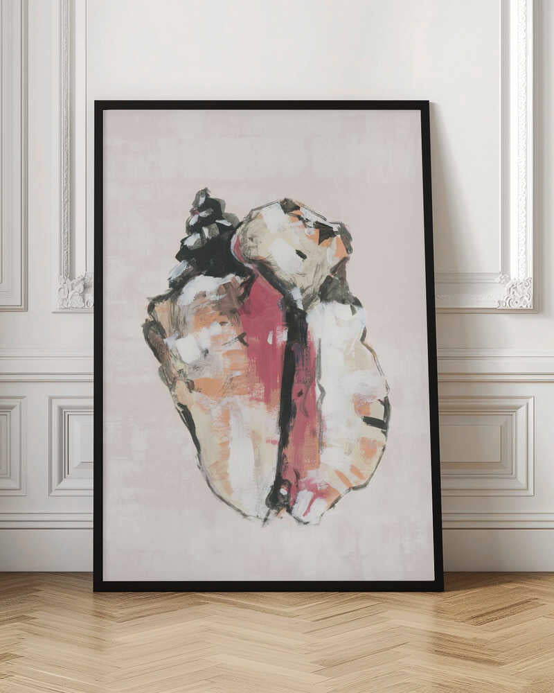Shell Collector Art Print No 1 - Stretched Canvas, Poster or Fine Art Print - I Heart Wall Art - Poster Print, Canvas Print or Framed Art Print