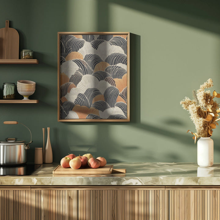 Shell Mountains - Stretched Canvas, Poster or Fine Art Print I Heart Wall Art