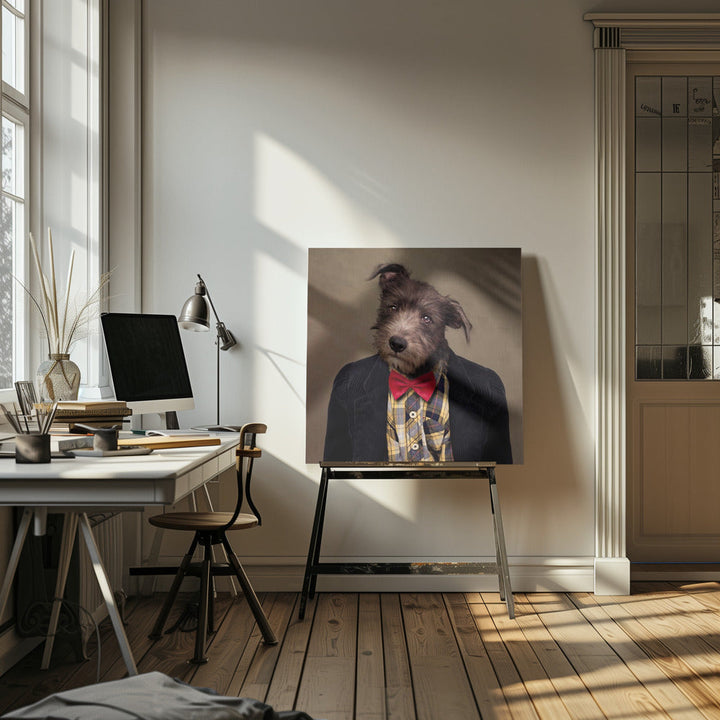 Shelter Pets Project - Ombré - Square Stretched Canvas, Poster or Fine Art Print I Heart Wall Art