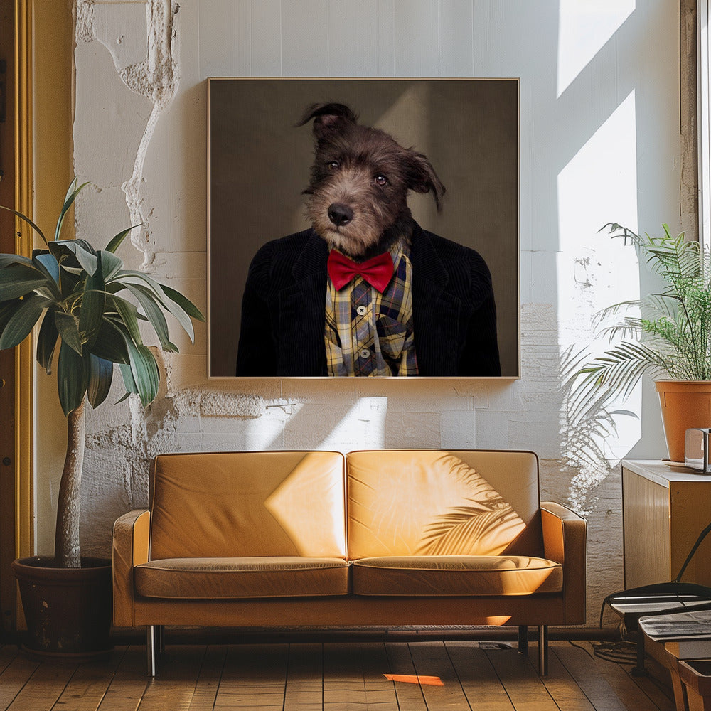 Shelter Pets Project - Ombré - Square Stretched Canvas, Poster or Fine Art Print I Heart Wall Art