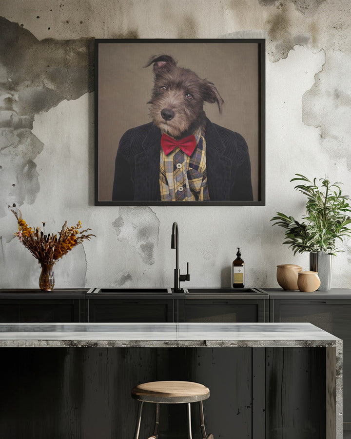 Shelter Pets Project - Ombré - Square Stretched Canvas, Poster or Fine Art Print I Heart Wall Art