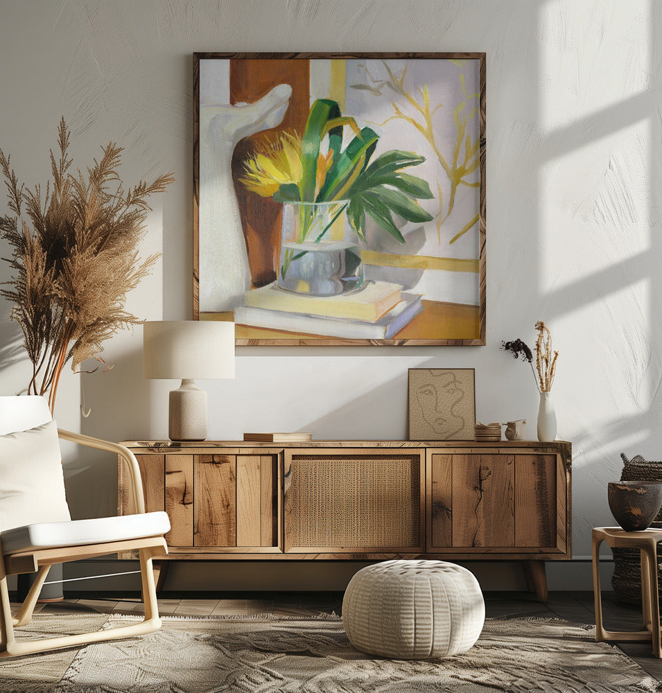 Shops of Rosemary - Square Stretched Canvas, Poster or Fine Art Print I Heart Wall Art