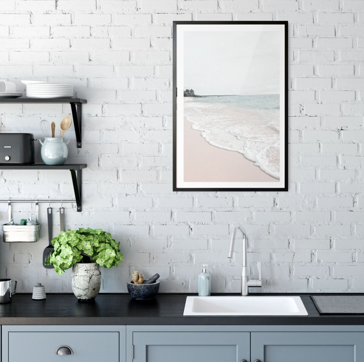 Shore Study VI - Coastal Photographic Art / Stretched Canvas Print - I Heart Wall Art - Poster Print, Canvas Print or Framed Art Print